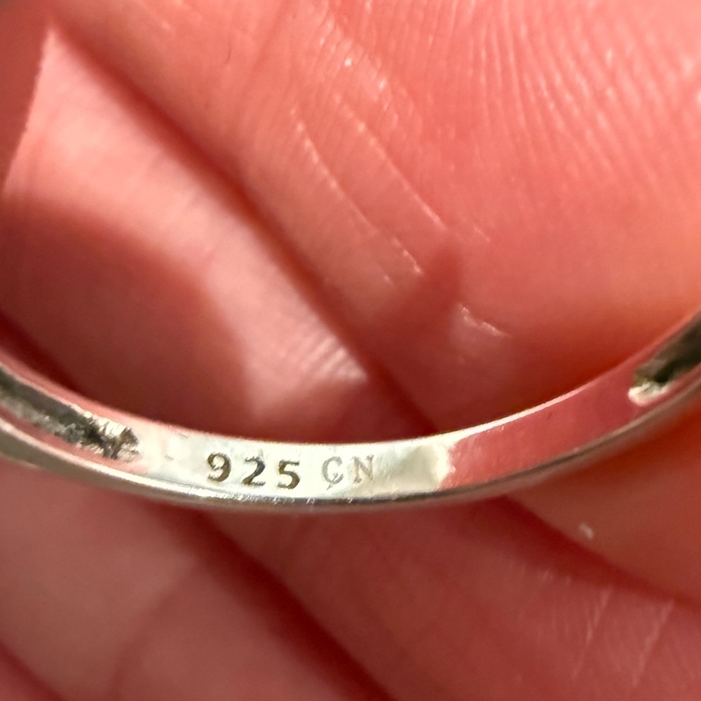 Stackable Sterling Silver With Cubic Zirconia Rin… - image 4